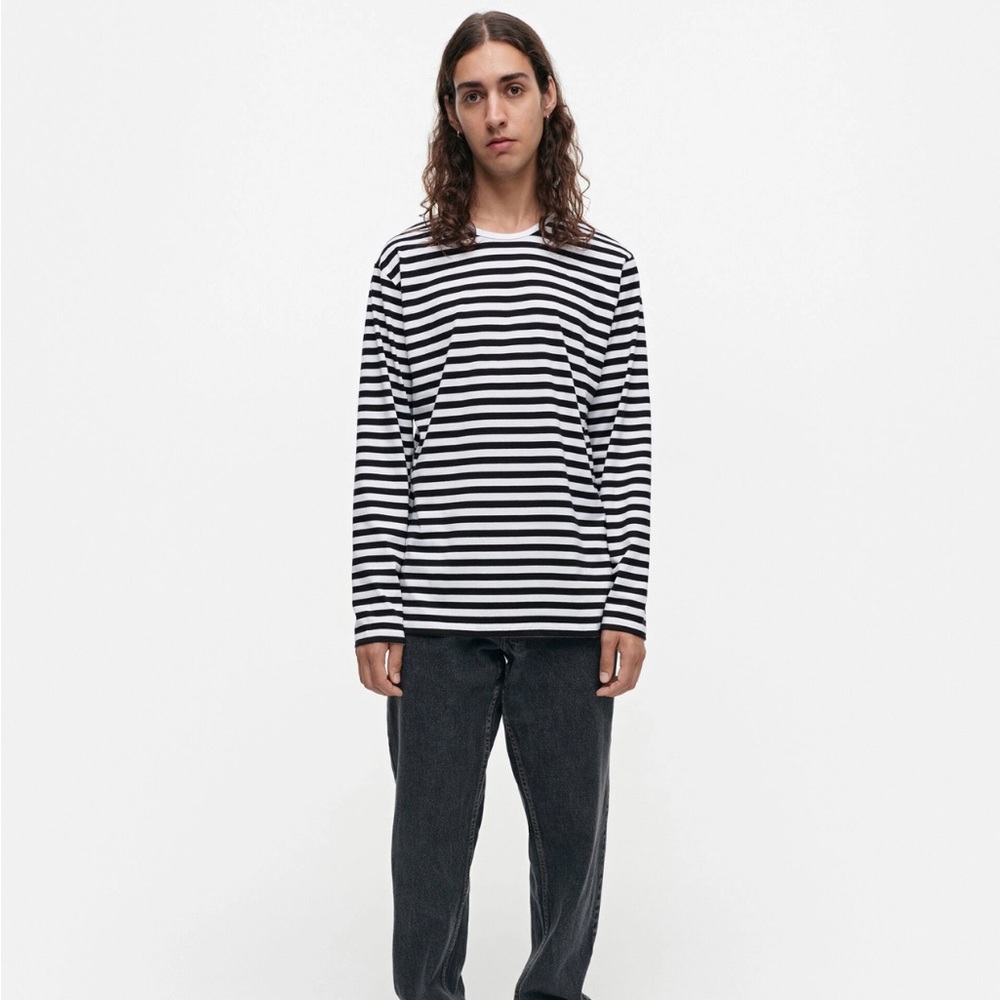NWOT Marimekko Top / Size XL / Black & White